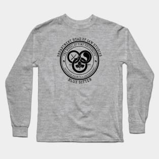 The Wheel of Time University - Dept. Head of Law Studies (Blue Sitter) Long Sleeve T-Shirt